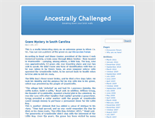 Tablet Screenshot of ancestrallychallenged.com